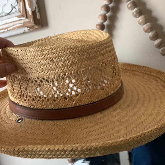 Summer straw beach hat - Picture 3 of 5